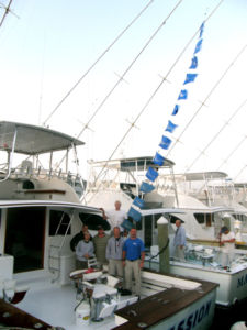 Flags Flying for Capt. Jeff Ross on the Obsession