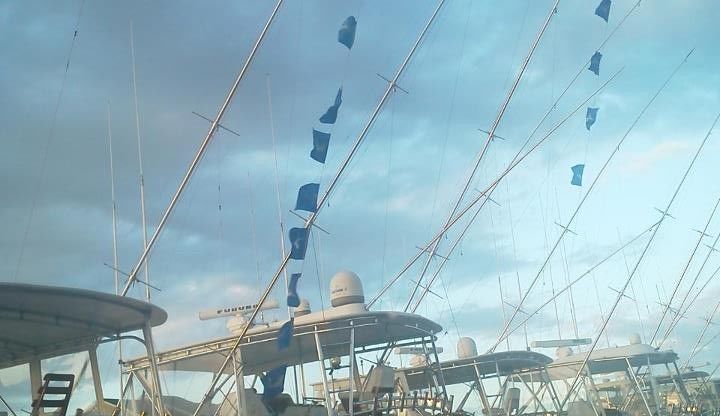 Flags Are Flying off Oregon Inlet