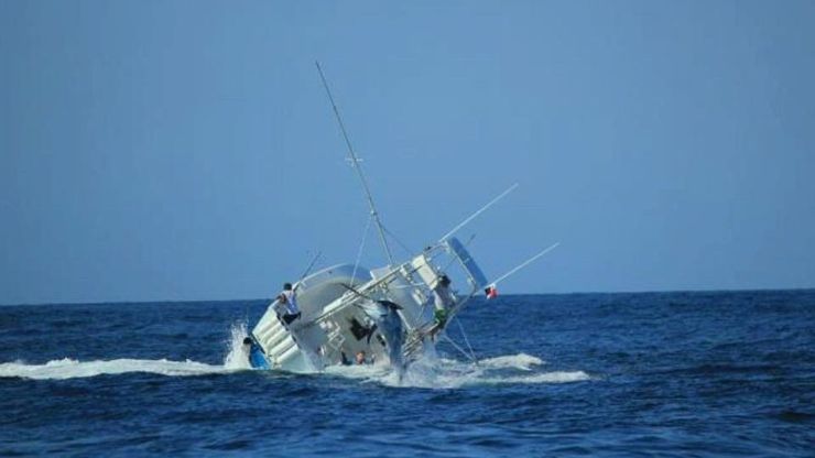 Boat Sinks While Fighting a Marlin