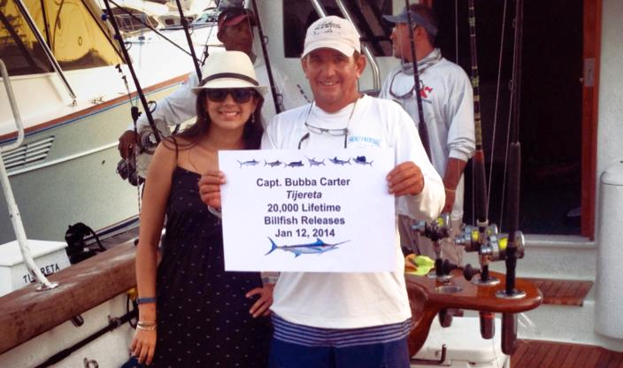 Bubba Carter hits 20,000 Billfish